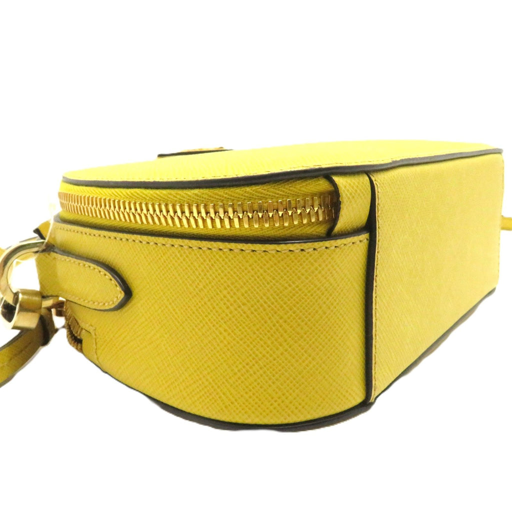 Prada Odette 2-Way Yellow Saffiano Shoulder Bag Cowhide — view 8