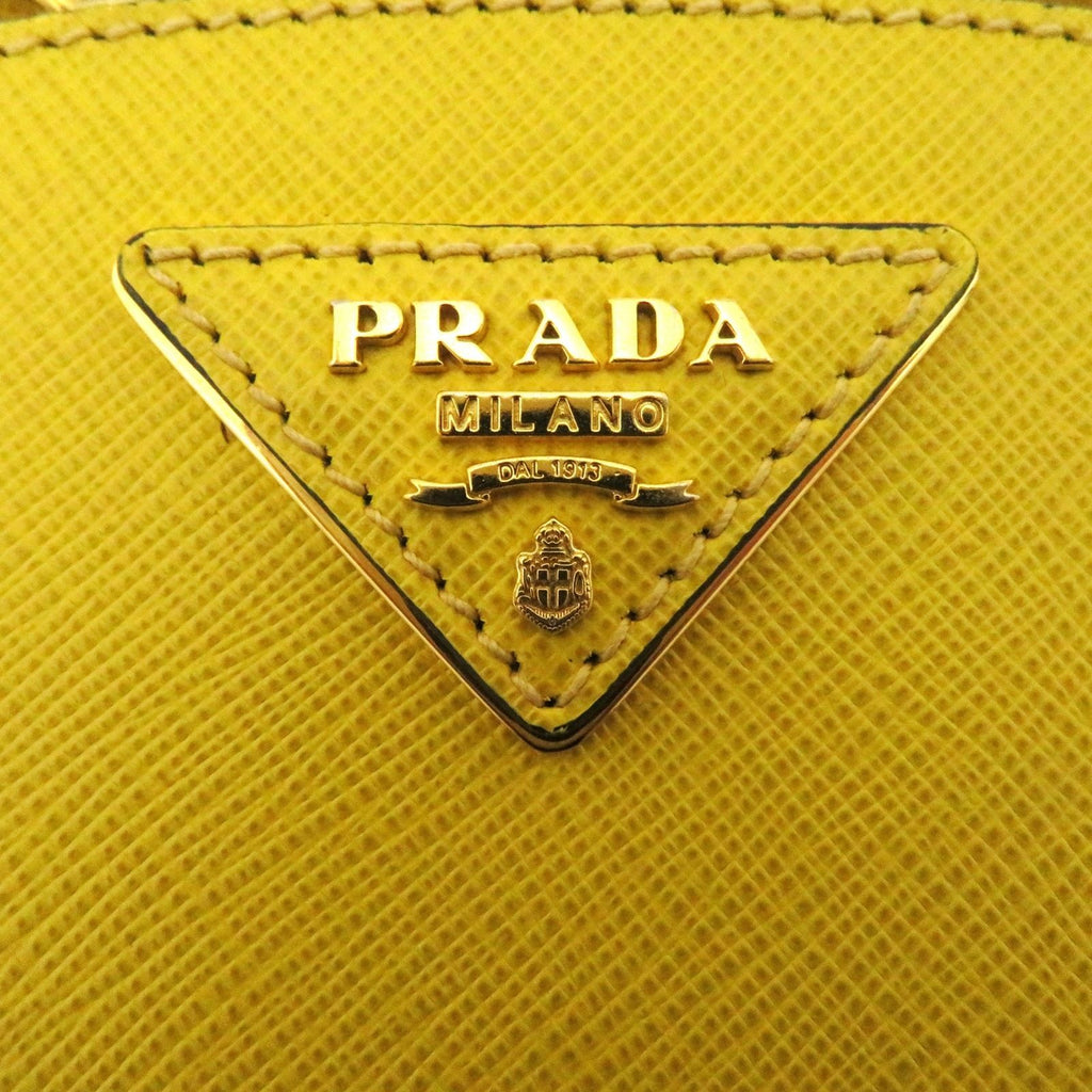 Prada Odette 2-Way Yellow Saffiano Shoulder Bag Cowhide — view 5