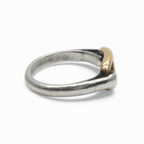 Hermes Chaine D'ancre Ring 750/925 Sterling Silver Gold — view 4