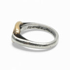 Hermes Chaine D'ancre Ring 750/925 Sterling Silver Gold — view 3
