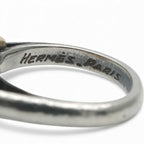 Hermes Chaine D'ancre Ring 750/925 Sterling Silver Gold — view 6