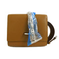 Hermes Chaine d'Ancre To Go Bronze Dore Chevre Silver Wallet on Chain