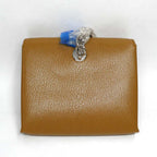Hermes Chaine d'Ancre To Go Bronze Dore Chevre Silver Wallet on Chain — view 2