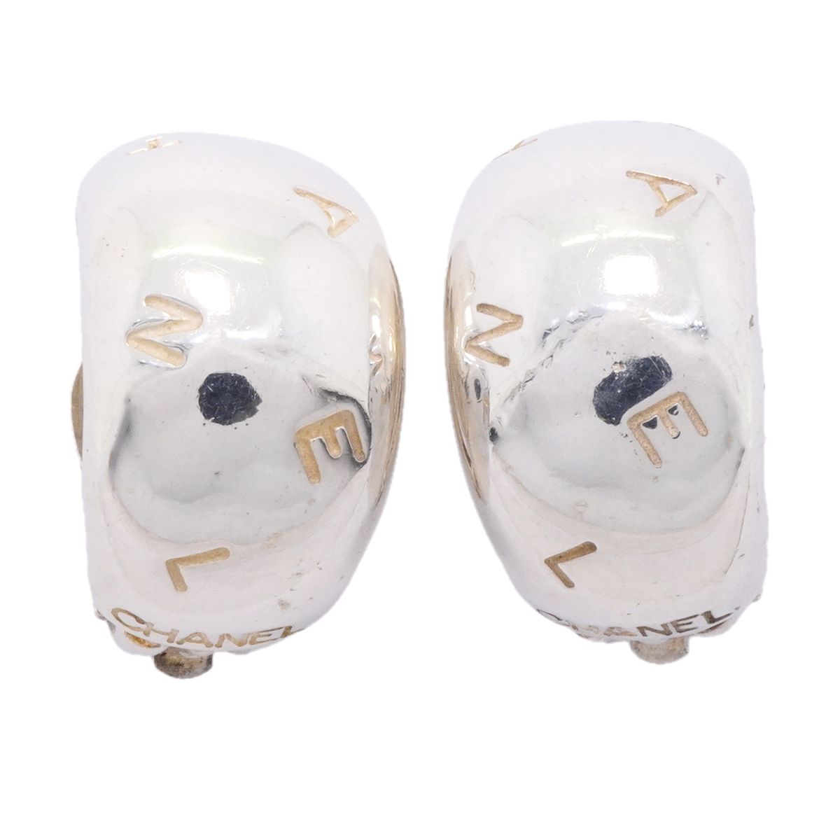 Chanel Earrings Logo 925 Sterling Silver