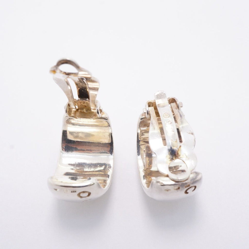 Chanel Earrings Logo 925 Sterling Silver — view 3