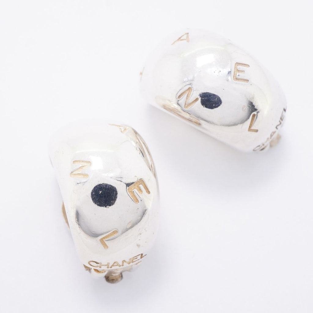 Chanel Earrings Logo 925 Sterling Silver — view 2