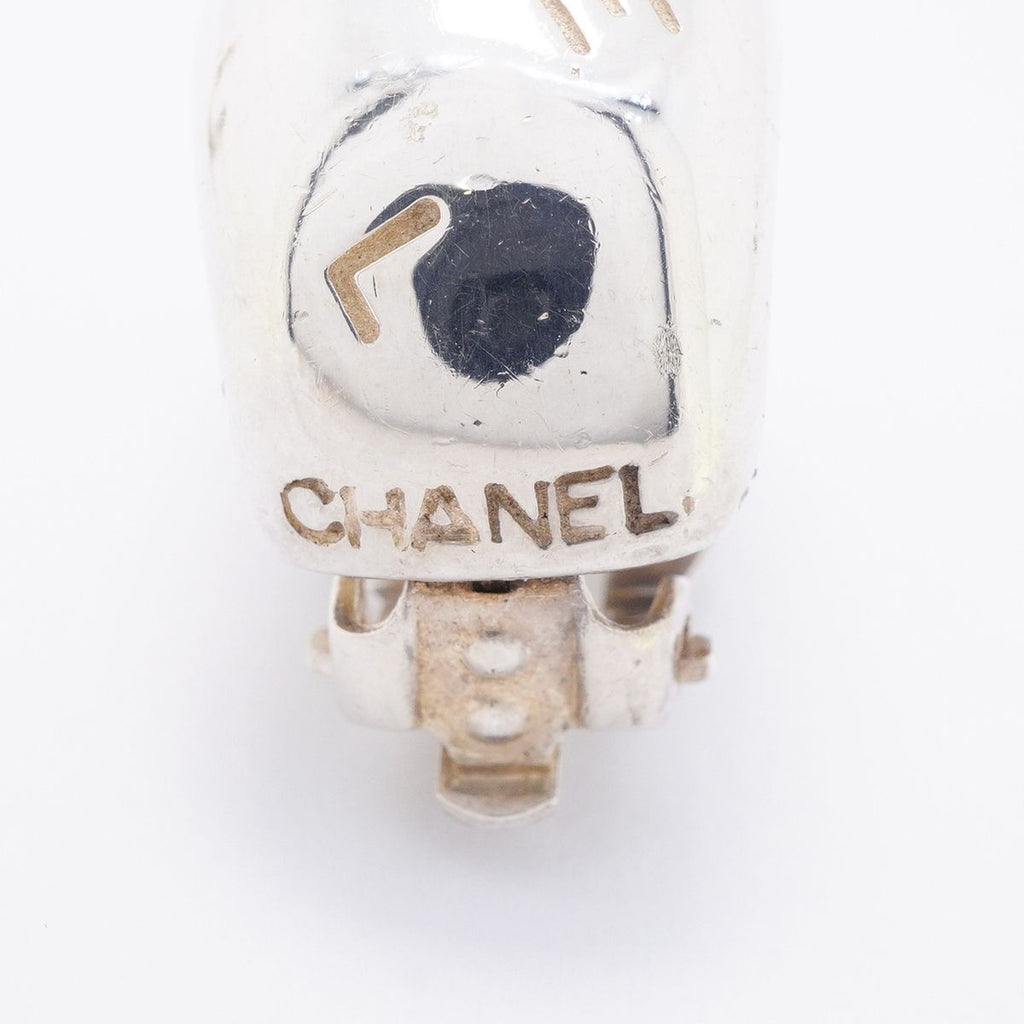 Chanel Earrings Logo 925 Sterling Silver — view 4