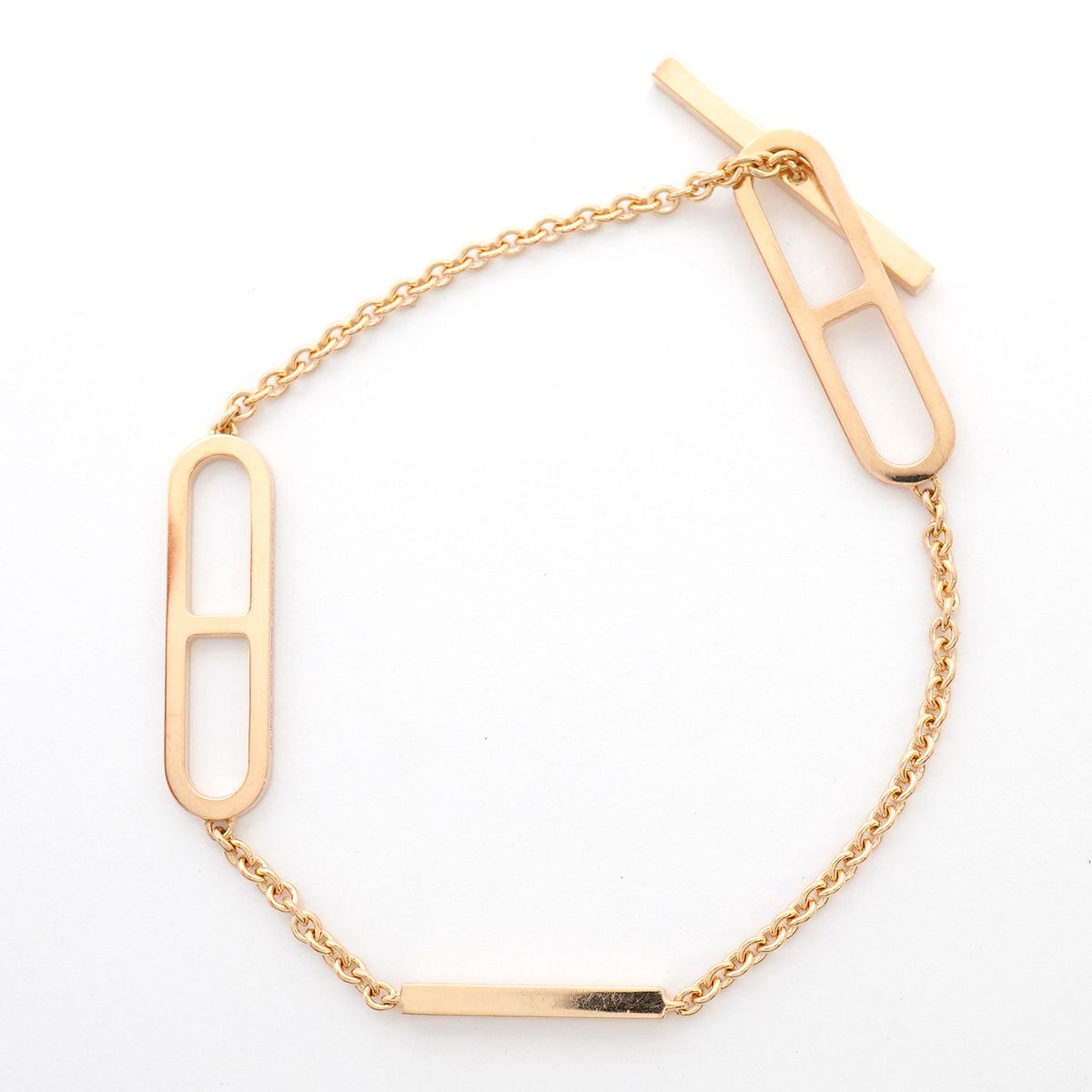 Hermes Bracelet Ever Chaine D'ancre 18k Pink Gold — view 3