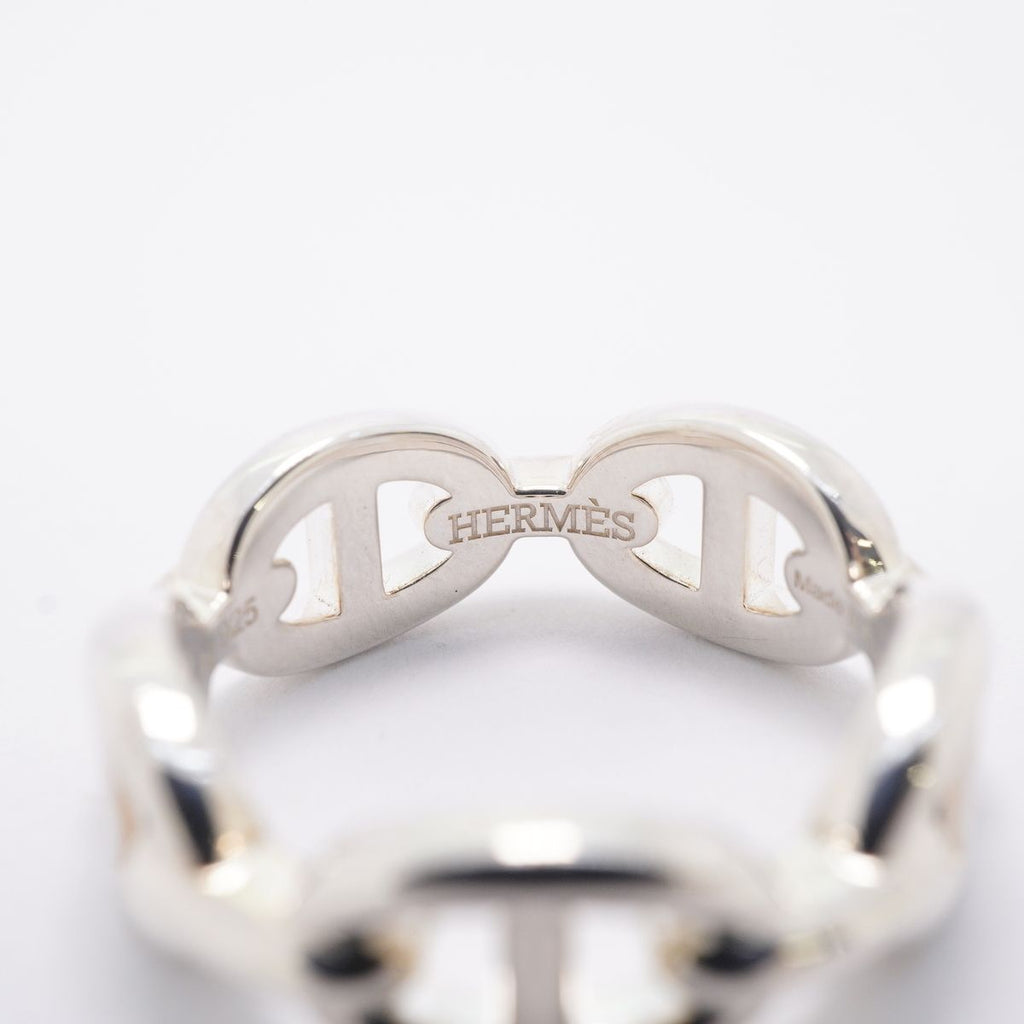 Hermes Ring Enchainee Chaine D'ancre 925 Sterling Silver — view 4
