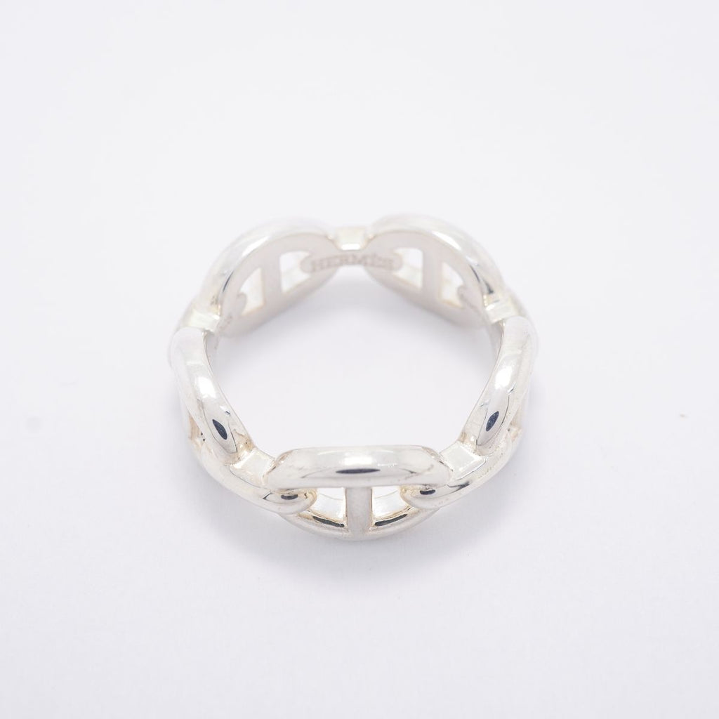 Hermes Ring Enchainee Chaine D'ancre 925 Sterling Silver — view 3