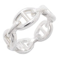 Hermes Ring Enchainee Chaine D'ancre 925 Sterling Silver