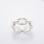 Hermes Ring Enchainee Chaine D'ancre 925 Sterling Silver — view 2