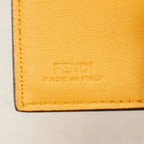 Fendi Trifold Wallet Leather Brown Gold — view 4