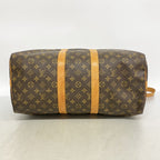 Louis Vuitton Boston Bag Monogram Keepall Bandouliere 45 Brown — view 3