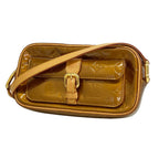 Louis Vuitton Shoulder Bag Vernis Christie MM Blanc