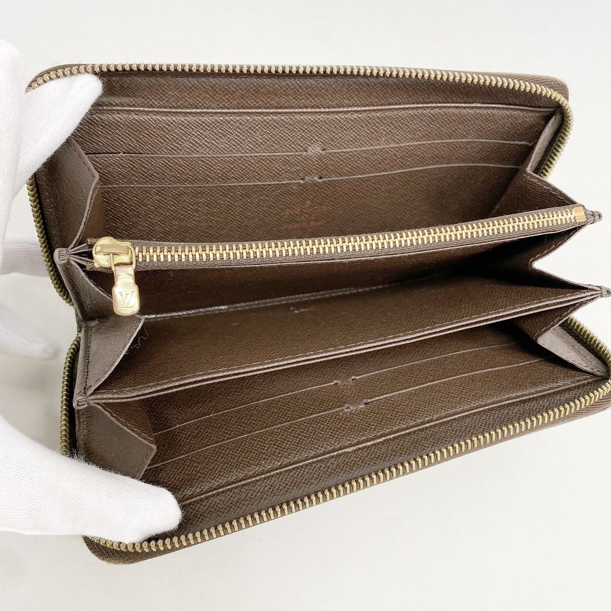 Louis Vuitton Wallet Damier Zippy Ebene — view 3