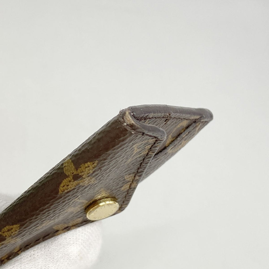 Louis Vuitton Key Holder Charm Monogram Porte Cles Kirigami Brown Keychain — view 3