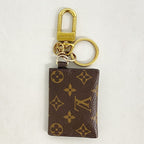 Louis Vuitton Key Holder Charm Monogram Porte Cles Kirigami Brown Keychain — view 6