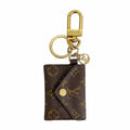 Louis Vuitton Key Holder Charm Monogram Porte Cles Kirigami Brown Keychain
