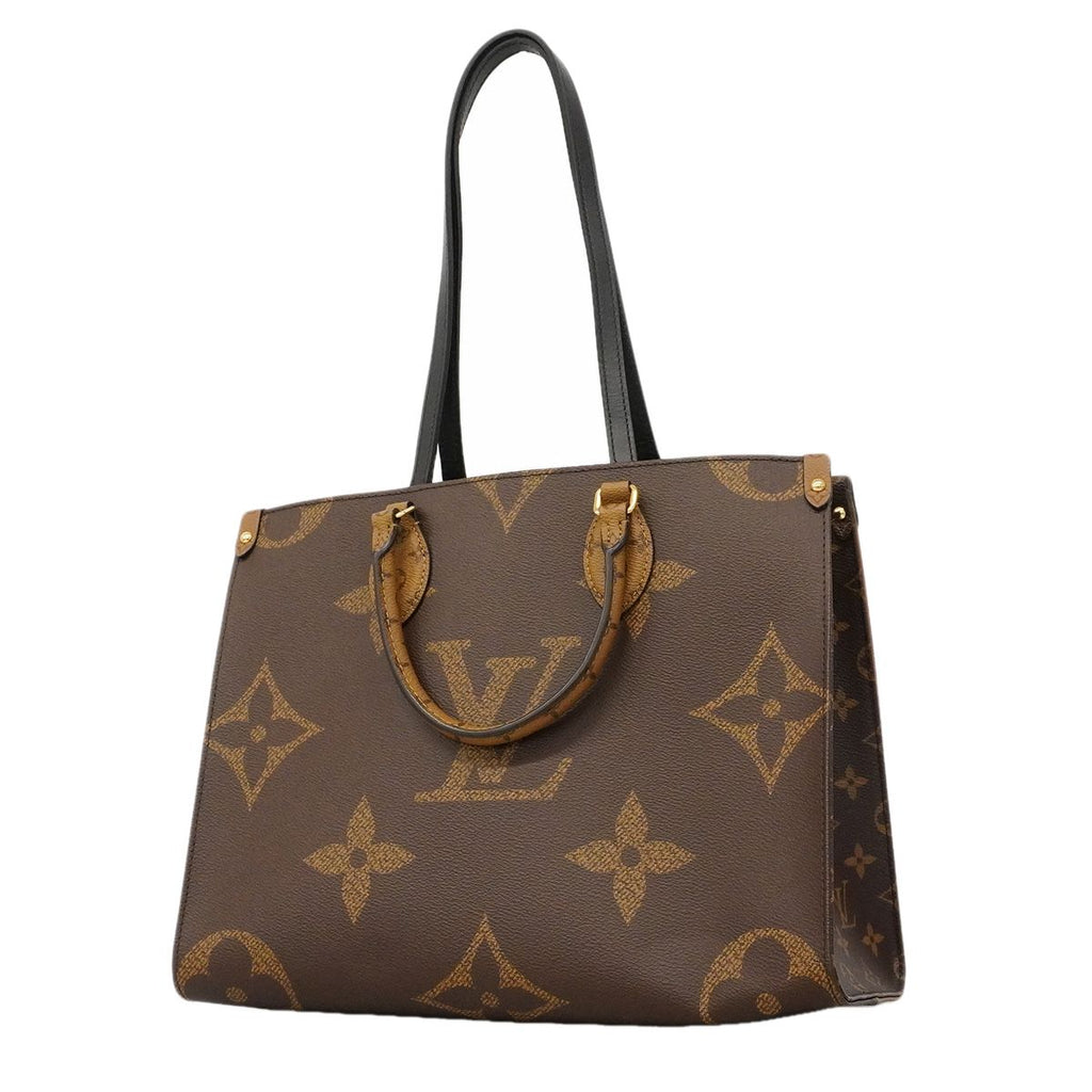 Louis Vuitton Tote Monogram Giant Reverse on the Go MM Brown