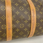 Louis Vuitton Boston Bag Monogram Keepall 45 Brown — view 8