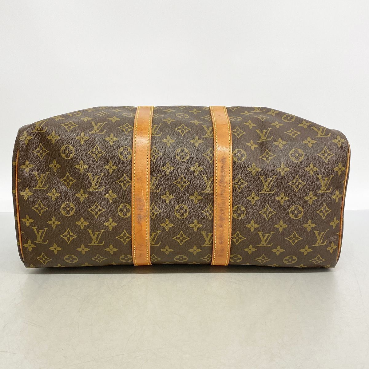 Louis Vuitton Boston Bag Monogram Keepall 45 Brown — view 3