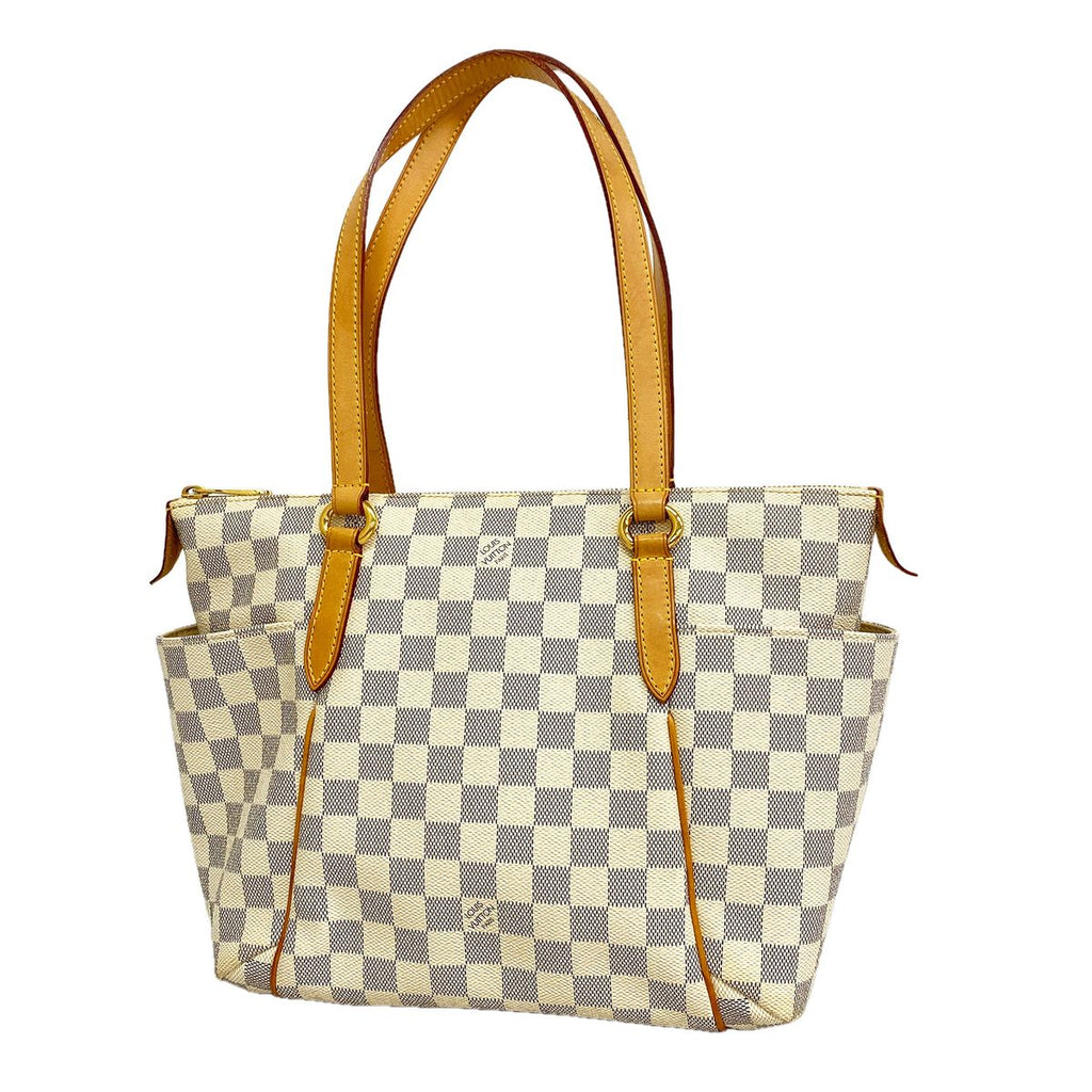 Louis Vuitton Tote Damier Azur Totally PM White