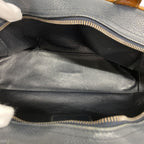 Chanel Handbag Quilted Patent Leather Navy Silver — view 4