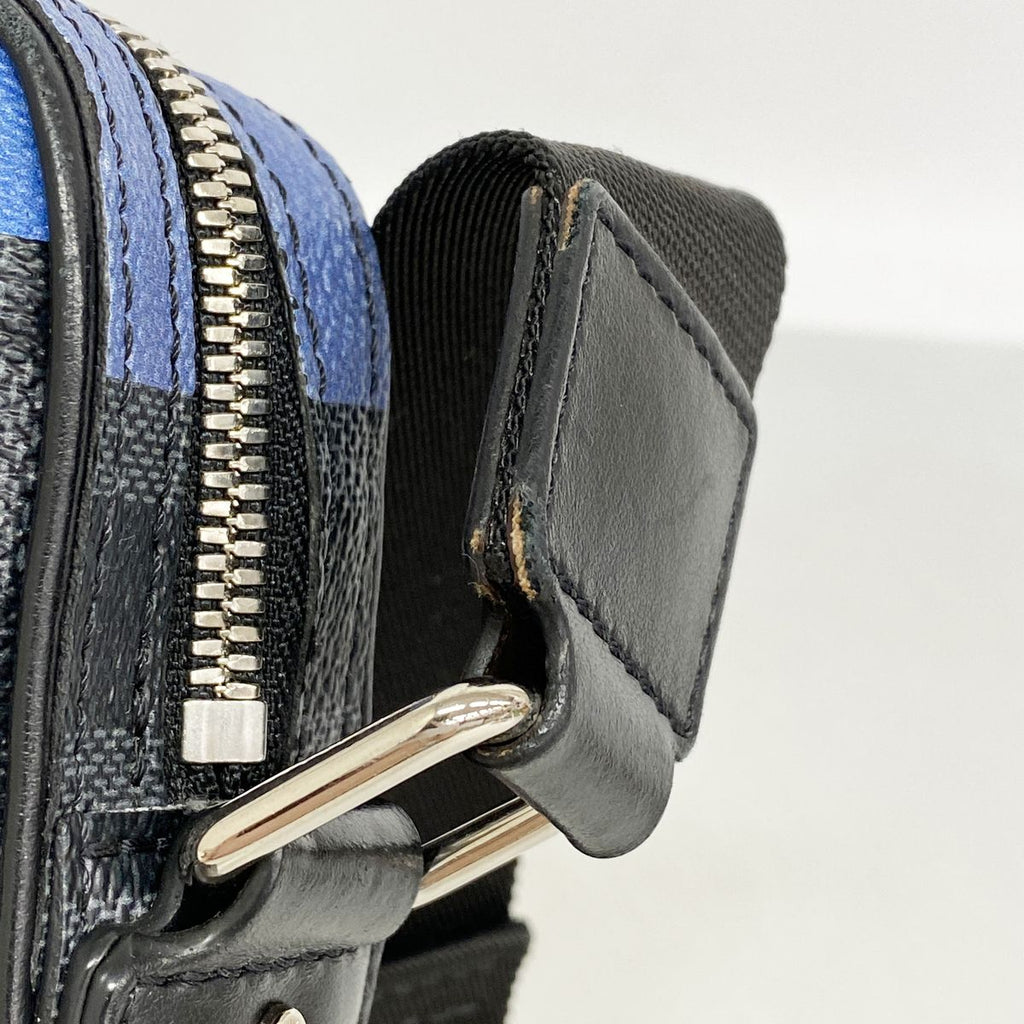 Louis Vuitton Shoulder Bag Damier Graphite Giant Alpha Messenger Blue Black — view 7
