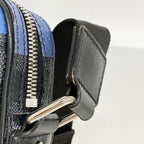 Louis Vuitton Shoulder Bag Damier Graphite Giant Alpha Messenger Blue Black — view 7