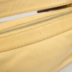 Chanel Handbag Caviar Leather Beige Gold — view 8