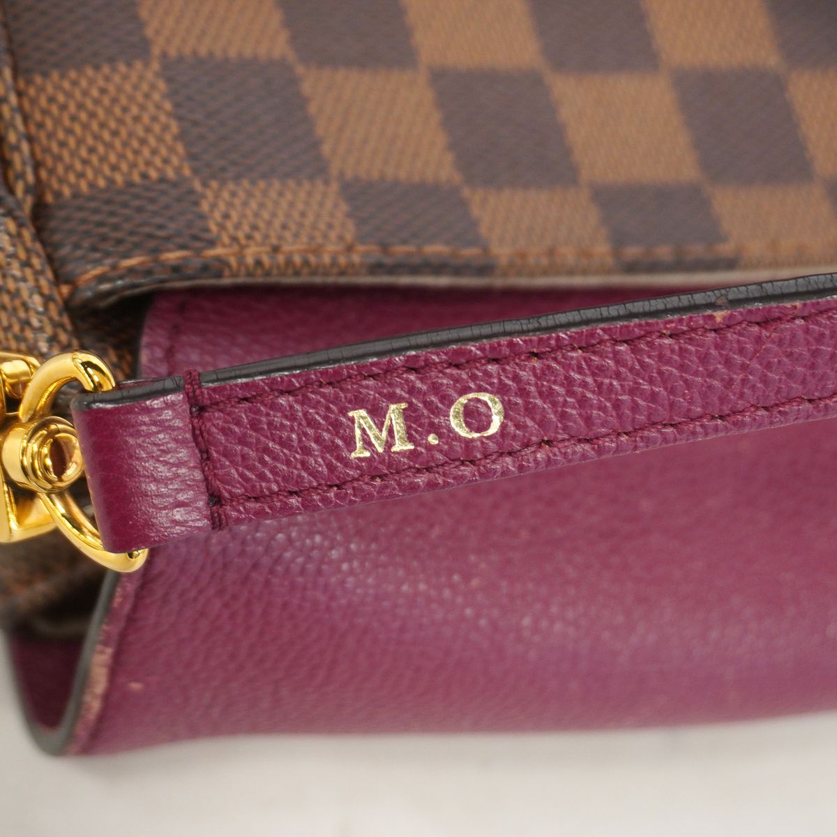 Louis Vuitton Shoulder Bag Damier Clapton Raisin Ebene — view 6