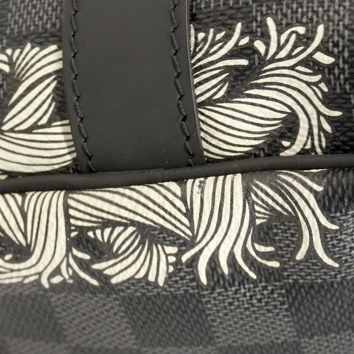 Louis Vuitton Boston Bag Damier Graphite Keepall Bandouliere 45 Christopher — view 7