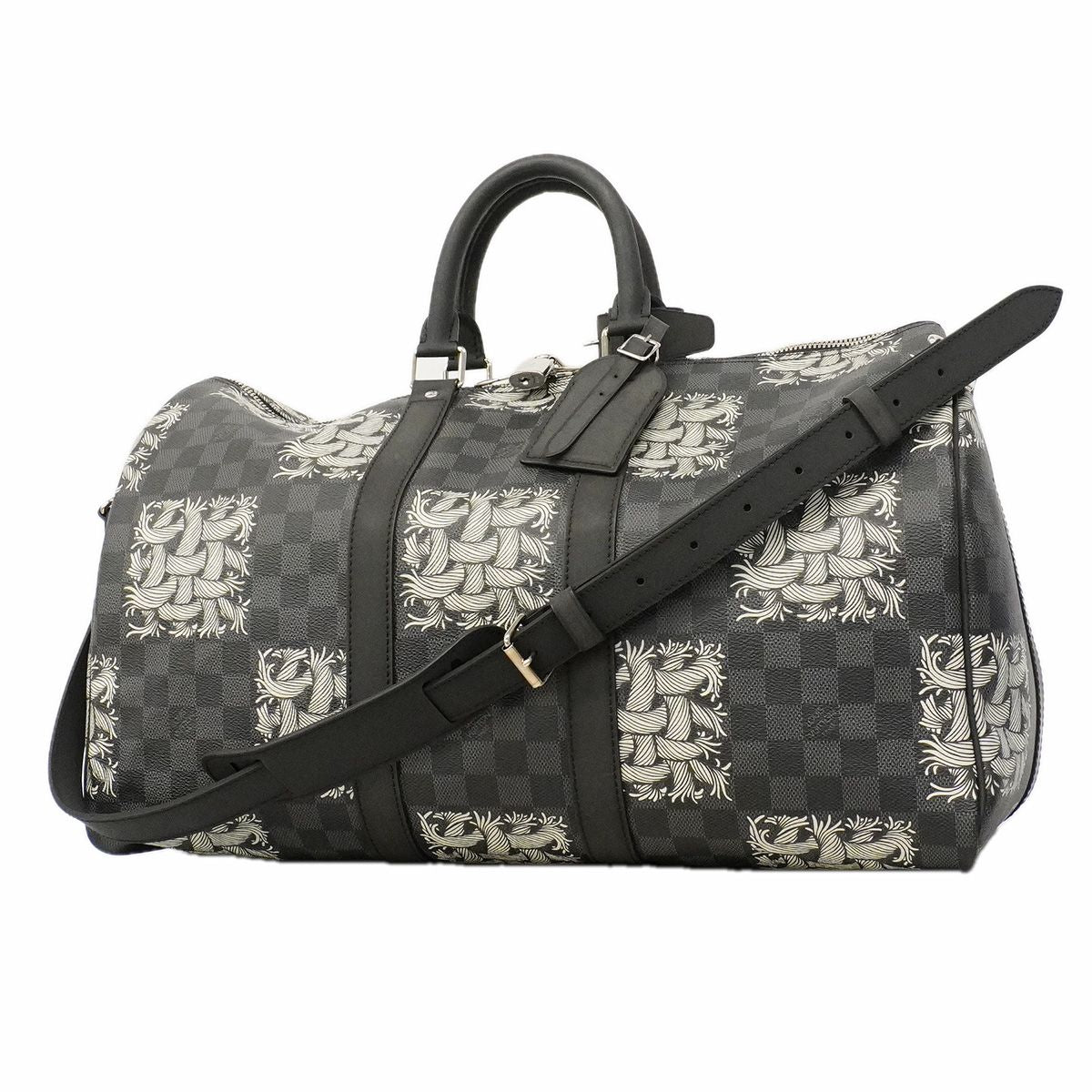 Louis Vuitton Boston Bag Damier Graphite Keepall Bandouliere 45 Christopher