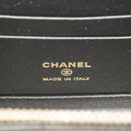 Chanel Shoulder Bag Quilted Caviar Leather Black Gold — view 5