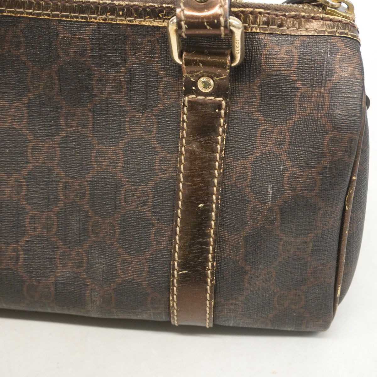 Gucci Handbag GG Supreme Brown Gold — view 8