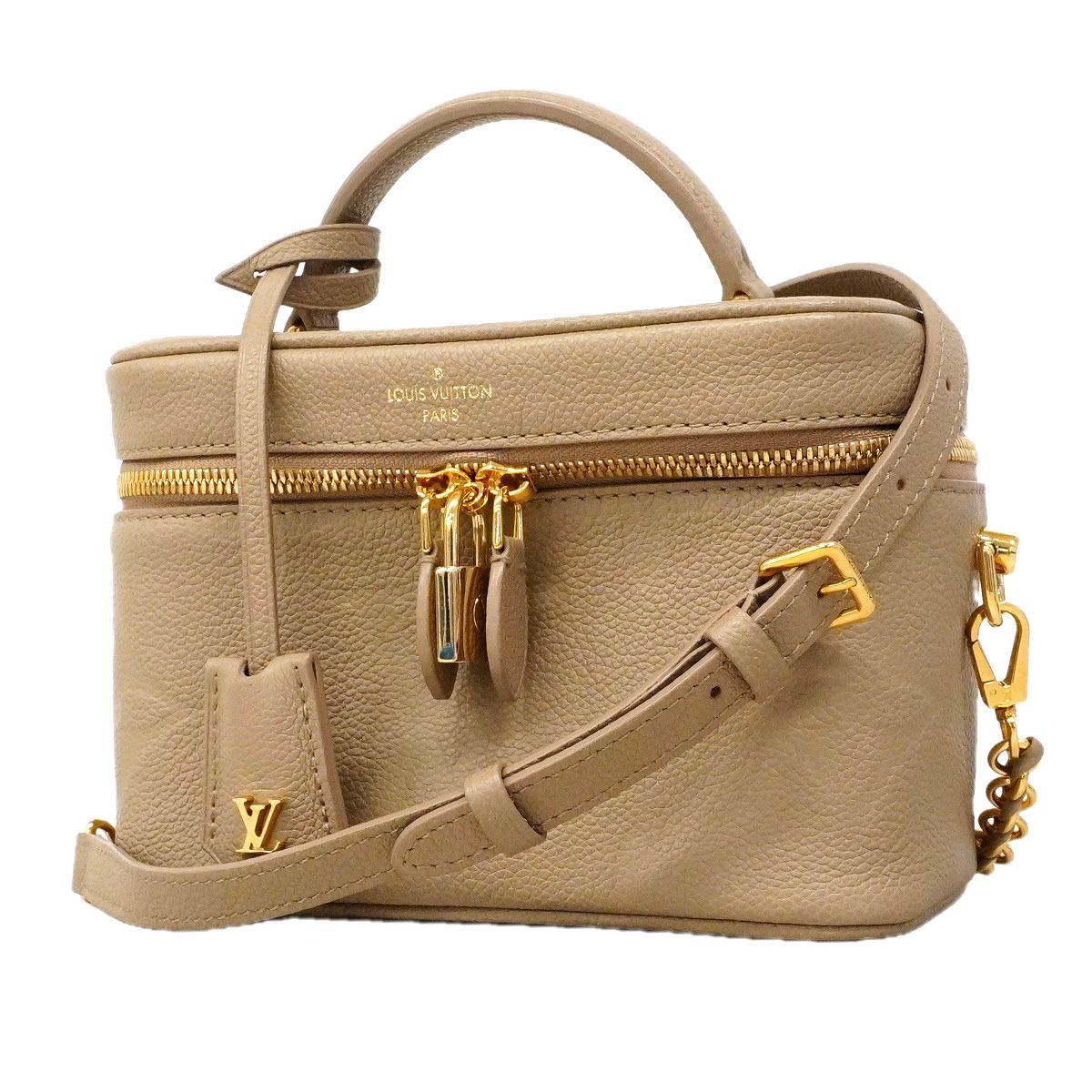 Louis Vuitton Vanity Bag Monogram Empreinte PM Tourterelle 2-Way Bag