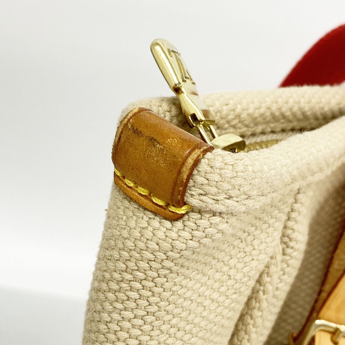 Louis Vuitton Tote Antigua Cabas MM Beige — view 6
