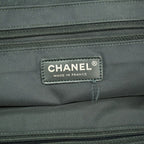 Chanel Tote New Travel Nylon Black Champagne Gold — view 5