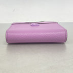 Gucci Wallet on Chain Double G Leather Purple Silver Shoulder Bag — view 3
