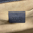 Gucci Shoulder Bag GG Supreme Black Brown Gold — view 5