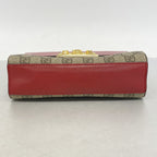 Gucci Shoulder Bag GG Supreme Red Brown Gold — view 3