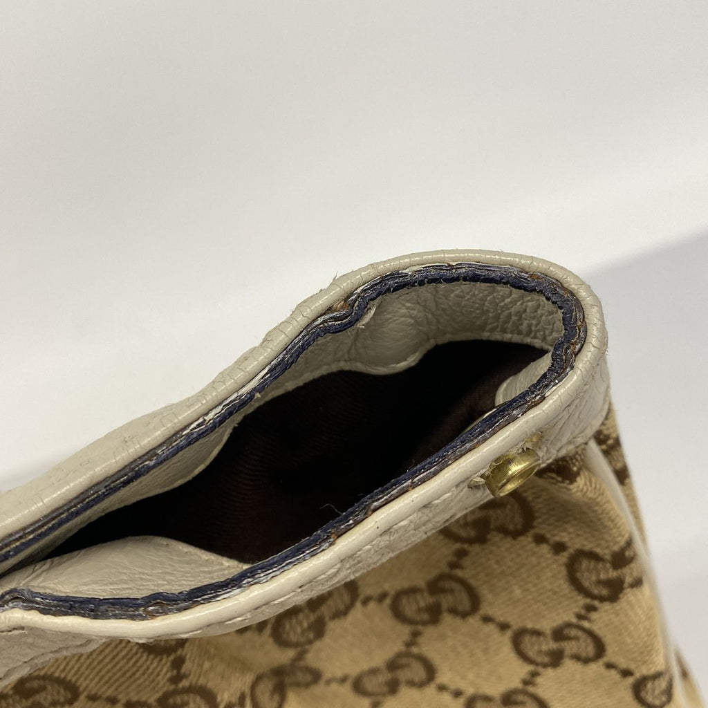 Gucci Tote GG Canvas Sukey Beige Gold — view 7