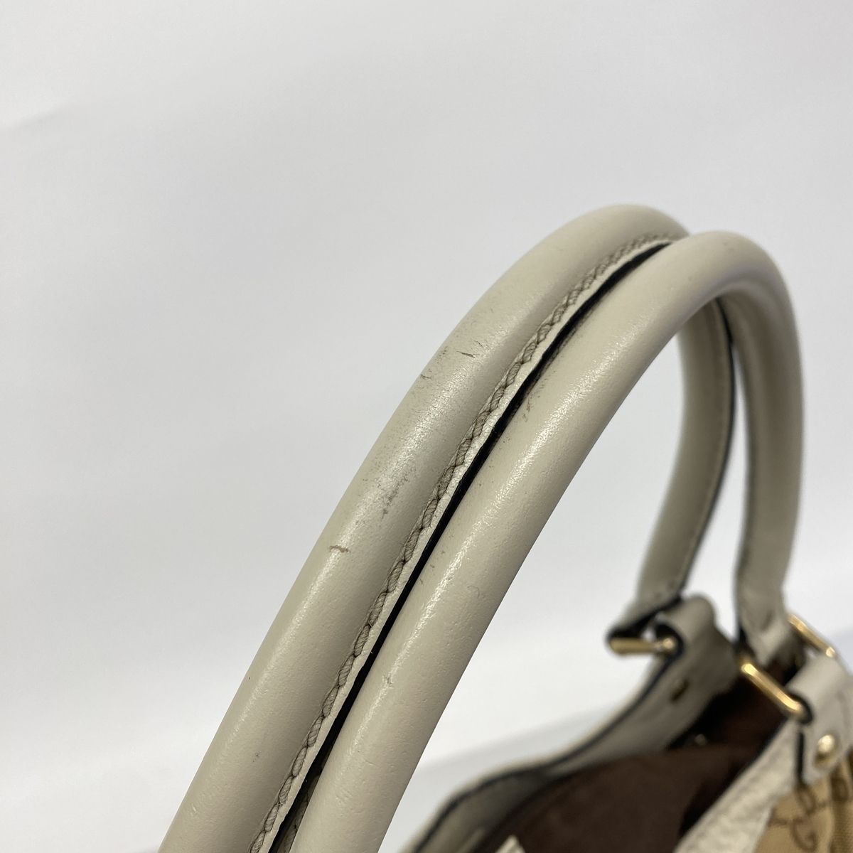 Gucci Tote GG Canvas Sukey Beige Gold — view 8