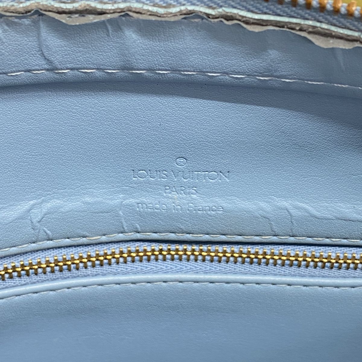 Louis Vuitton Tote Vernis Houston Baby Blue — view 5
