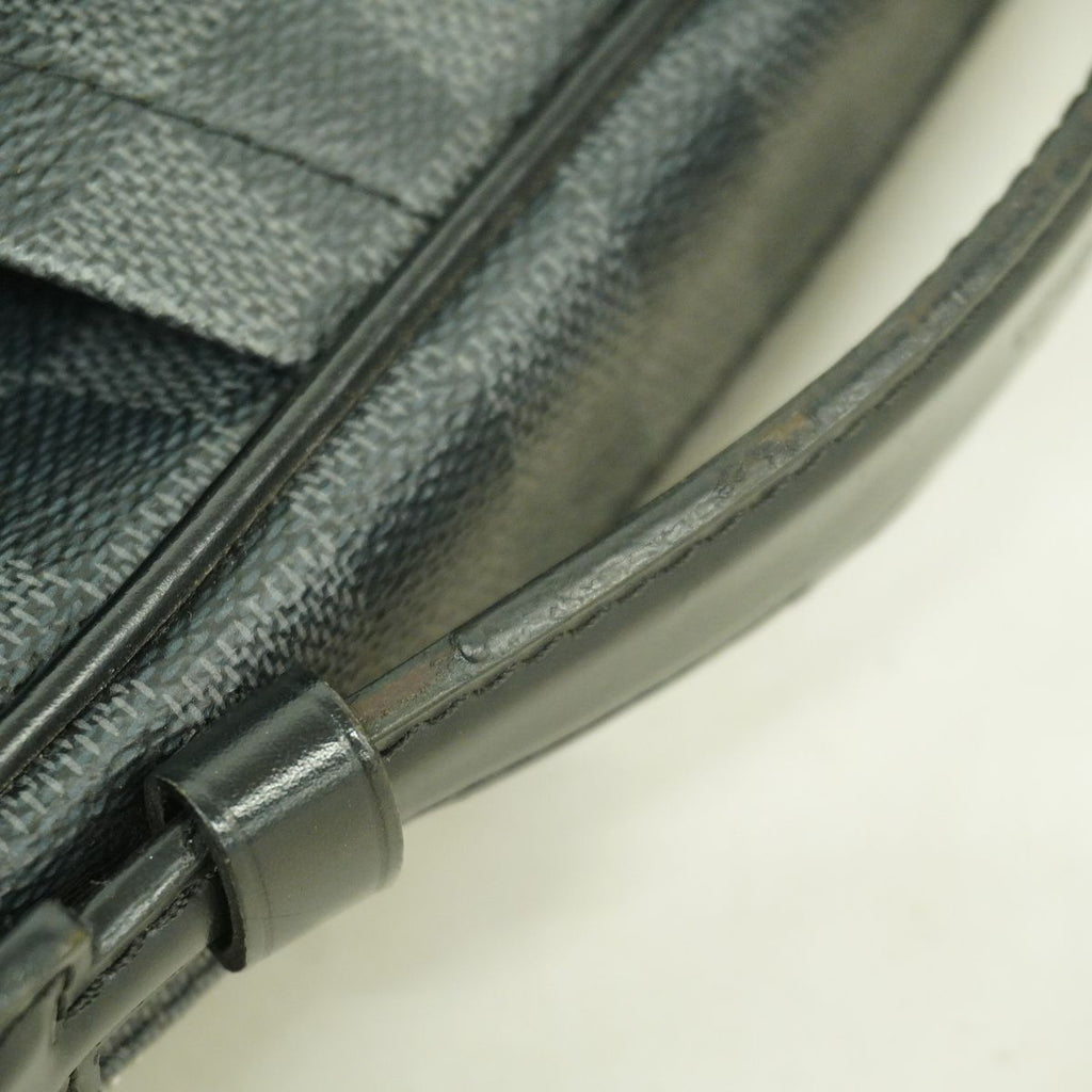 Louis Vuitton Belt Bag Damier Graphite Ambler Black Gray — view 8