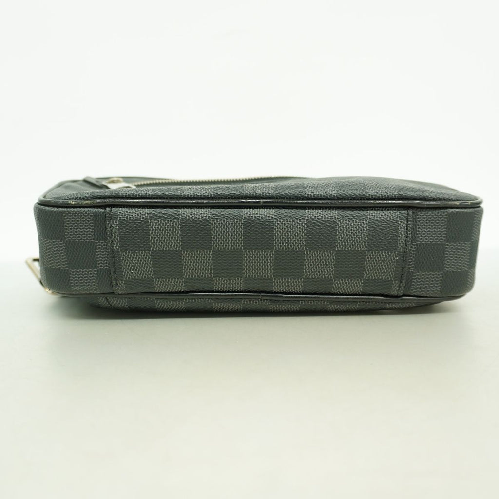 Louis Vuitton Belt Bag Damier Graphite Ambler Black Gray — view 3
