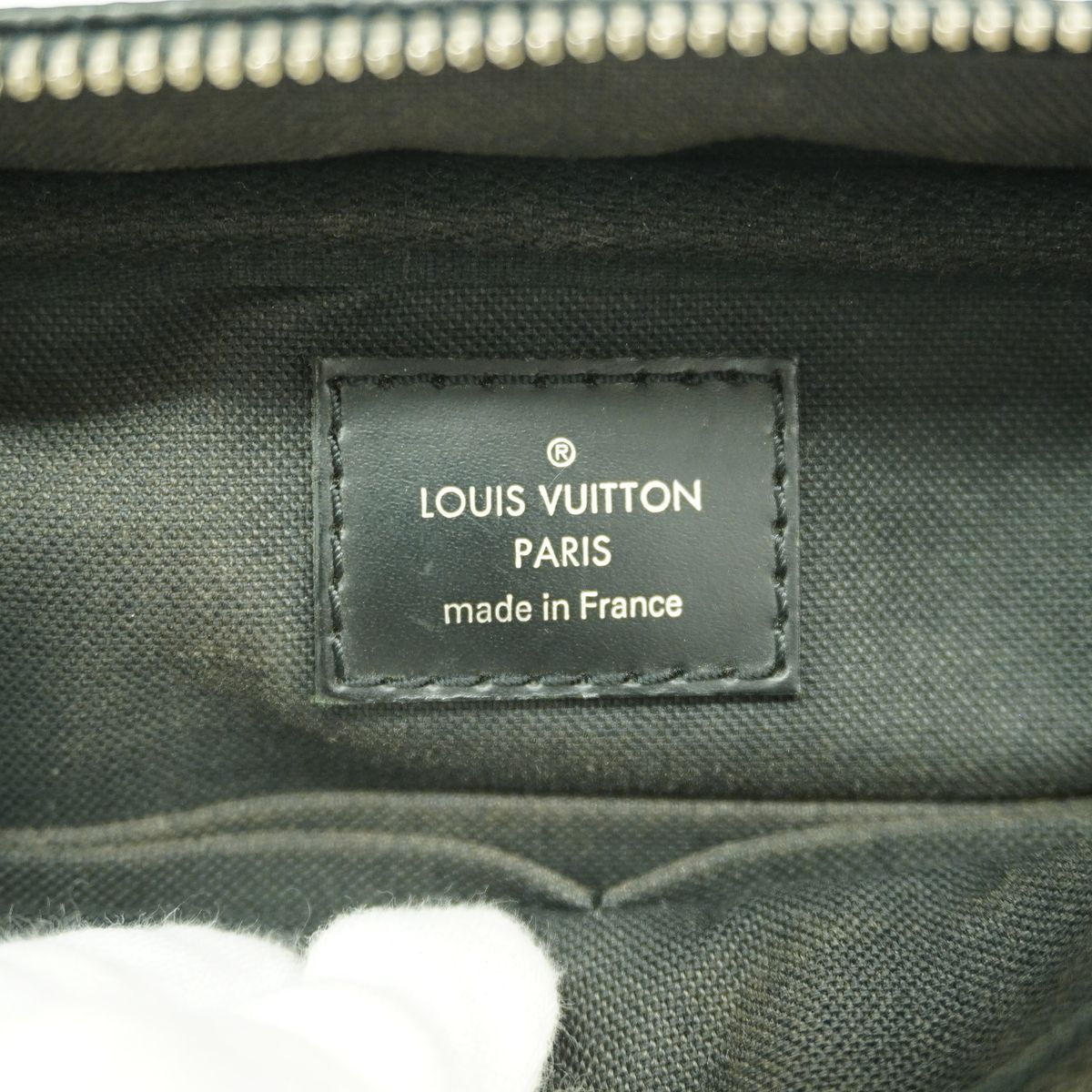 Louis Vuitton Belt Bag Damier Graphite Ambler Black Gray — view 5