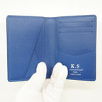 Louis Vuitton Card Case Taigarama Pocket Organizer Cobalt — view 3