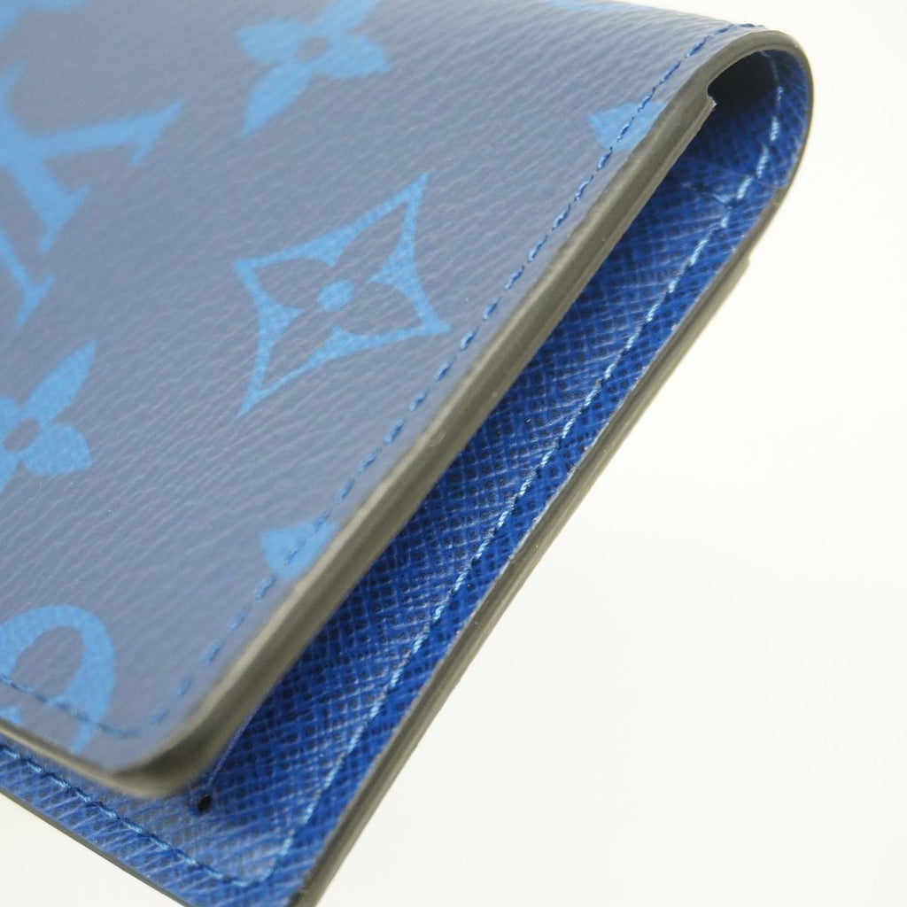 Louis Vuitton Card Case Taigarama Pocket Organizer Cobalt — view 6